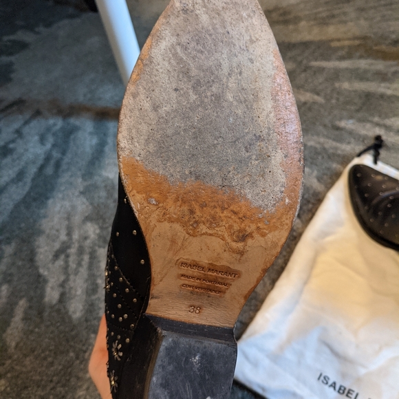 Isabel Marant DOMYA studded leather ankle boot - Picture 5 of 11